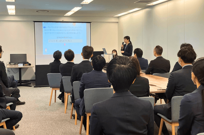 従業員による健康話の実施