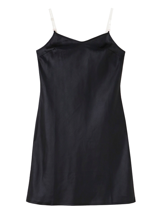 THE CLEAR STRAP INNER DRESS BLACK