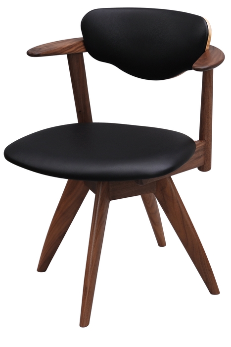 「腰の椅子」 Awazaギャラリー/回転イス「MA02R」