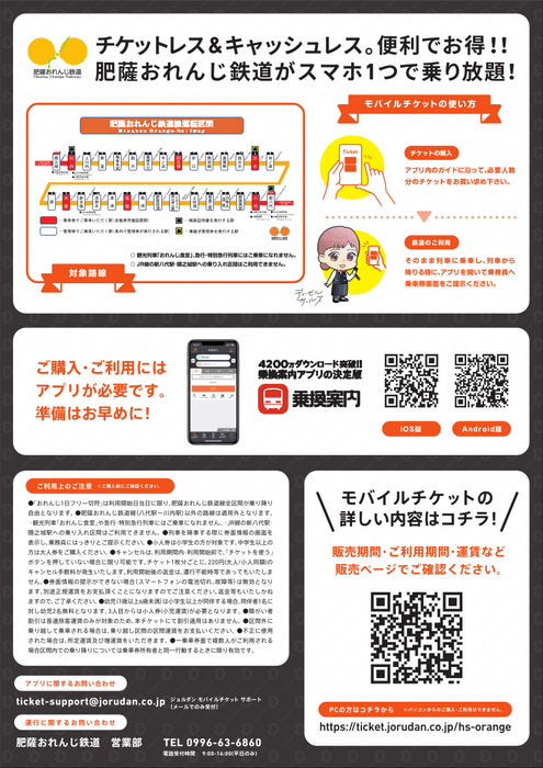 おれんじ1日フリー切符