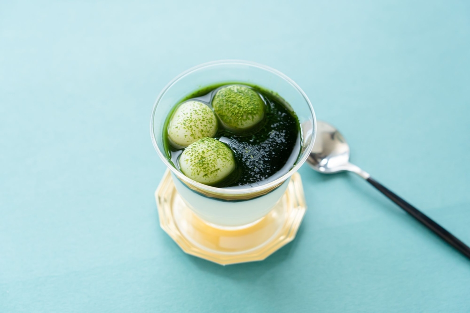 静岡県産抹茶白玉プリン