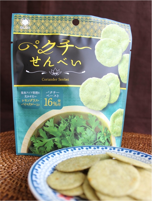 パクチーせんべい パッケージ2