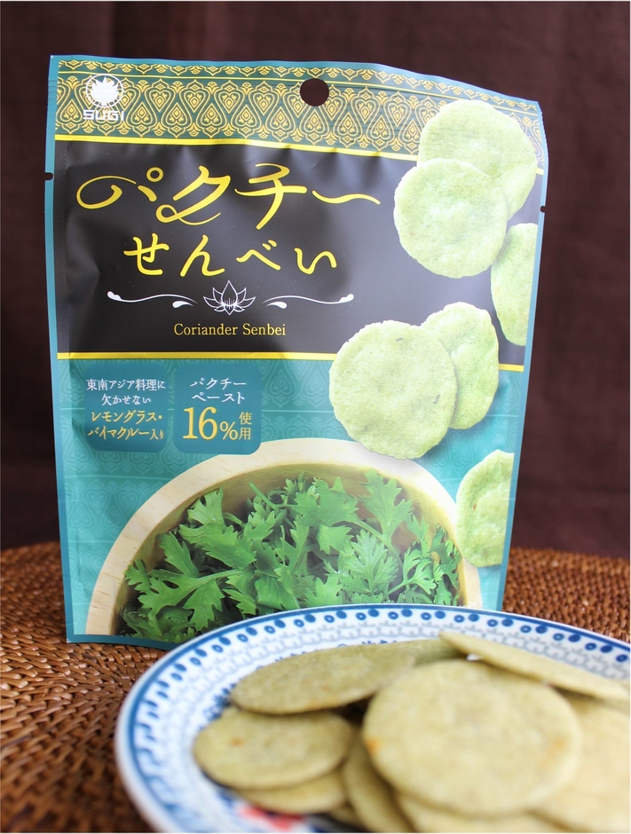 パクチーせんべい パッケージ2
