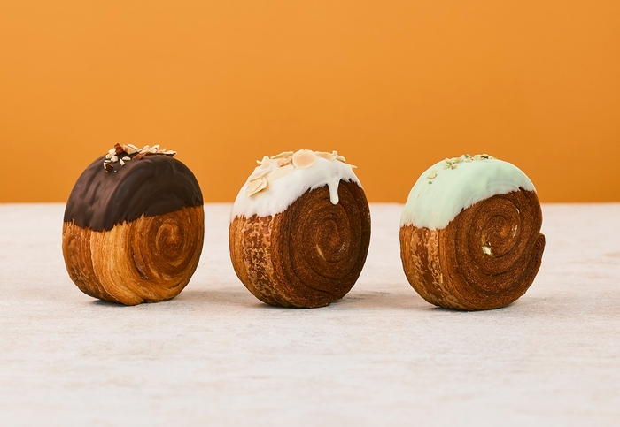 <ブール アンジュ>デニッシュロール(カスタードロール、チョコロール、ピスタチオロール)