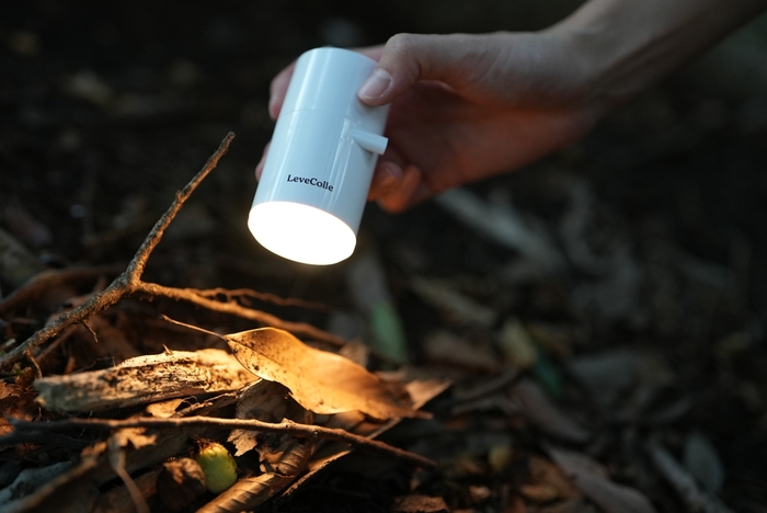 3段階の光量調整が可能なランタン