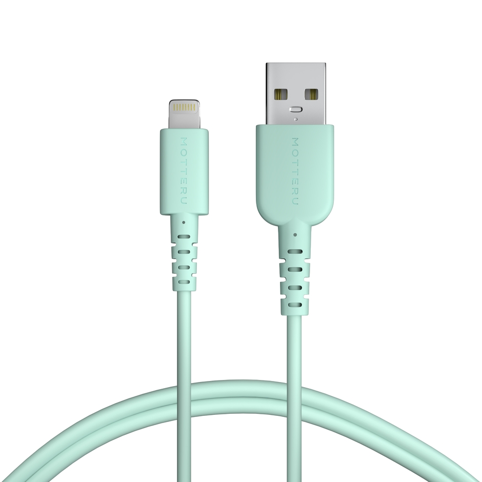 Type-A to Lightningケーブル(MOT-CBALG)アイスグリーン