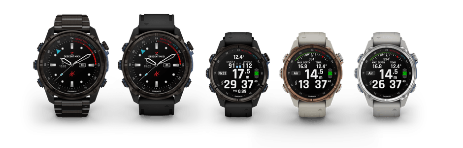 Descent Mk3i チタンバンドセット, Descent Mk3i, Descent Mk3Si Black, Descent Mk3Si French Gray, Descent Mk3S