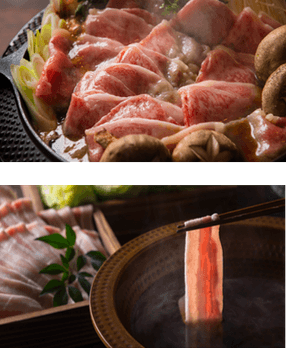 人気のすき焼き・しゃぶしゃぶ
