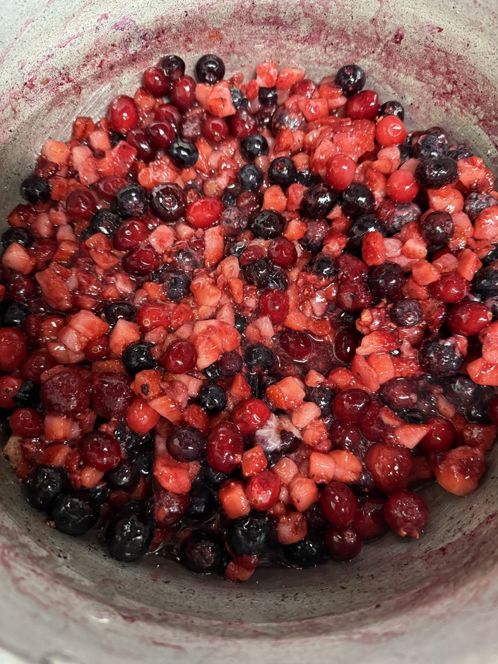 4種類のベリーソース