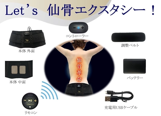 世界初の仙骨ケア商品【仙骨エクスタシー】が 名古屋「スポルテック2022」に11月9日～11日出展