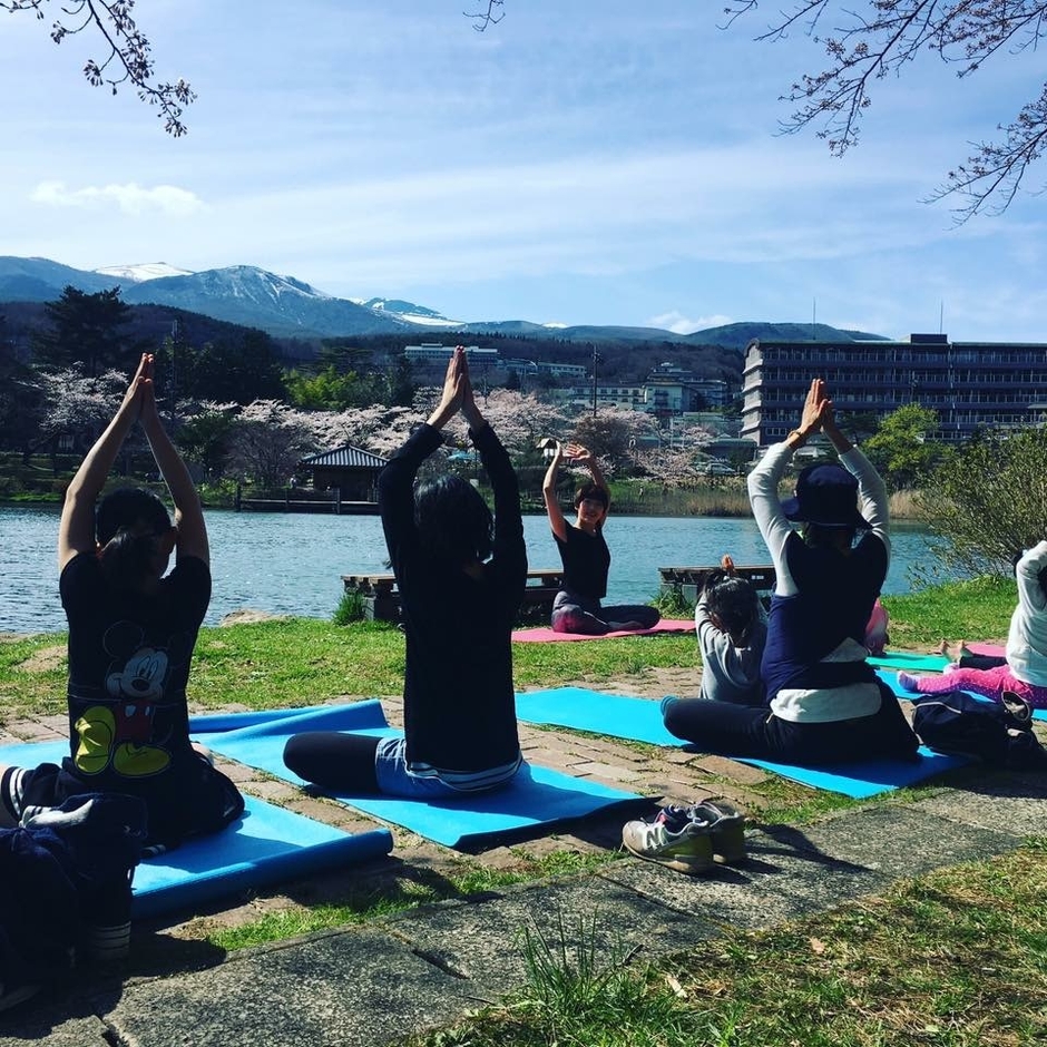 高原ヨガを体験