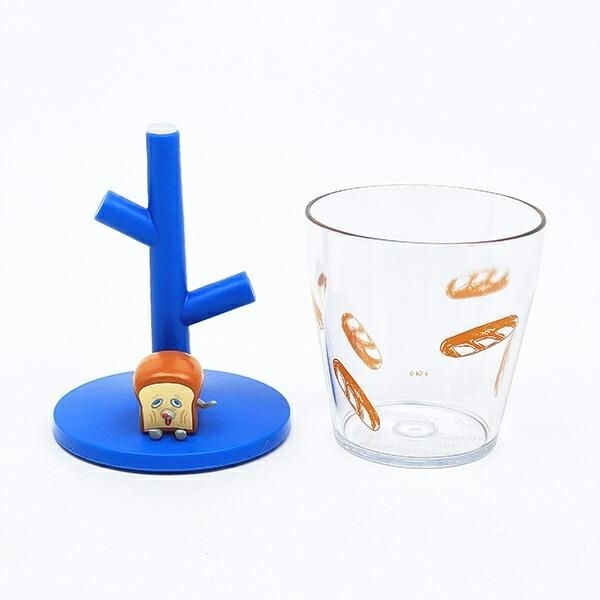 パンどろぼうのミニうがいコップとスタンド
