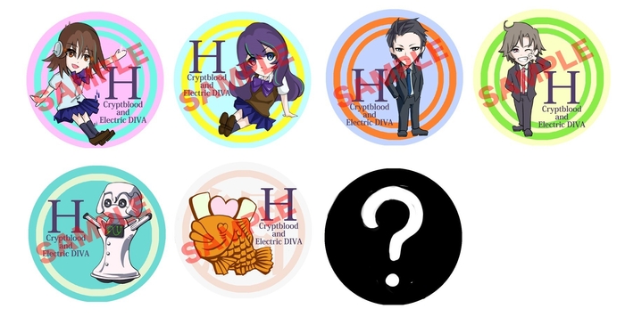 キャラクター缶バッジ