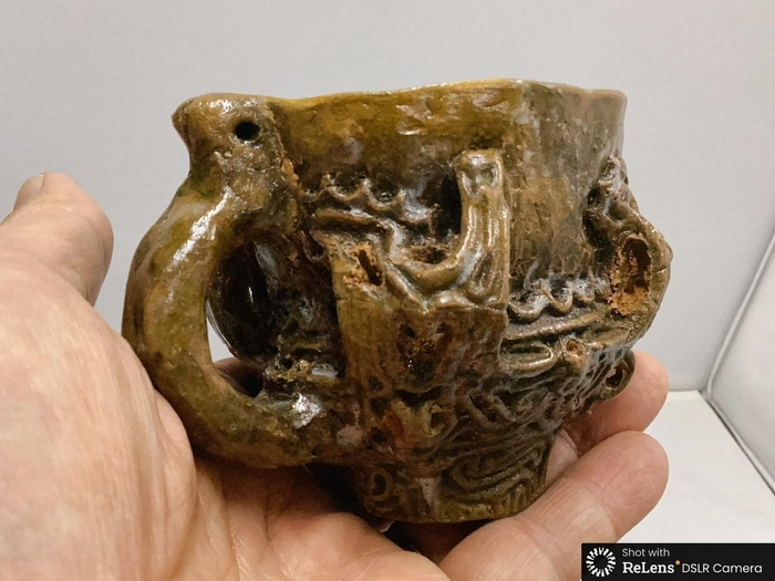 縄文・火焔型コーヒーカップ