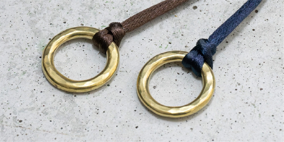 真鍮特有のやわらかいゴールド色