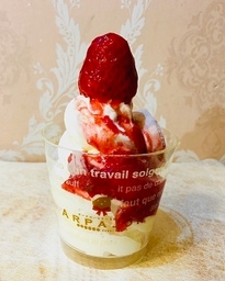 ムッシュ・マスノ アルパジョン ミルキーいちごソフトクリーム
