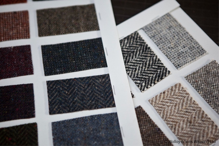 モロイ&サンズ 生地サンプルアップ