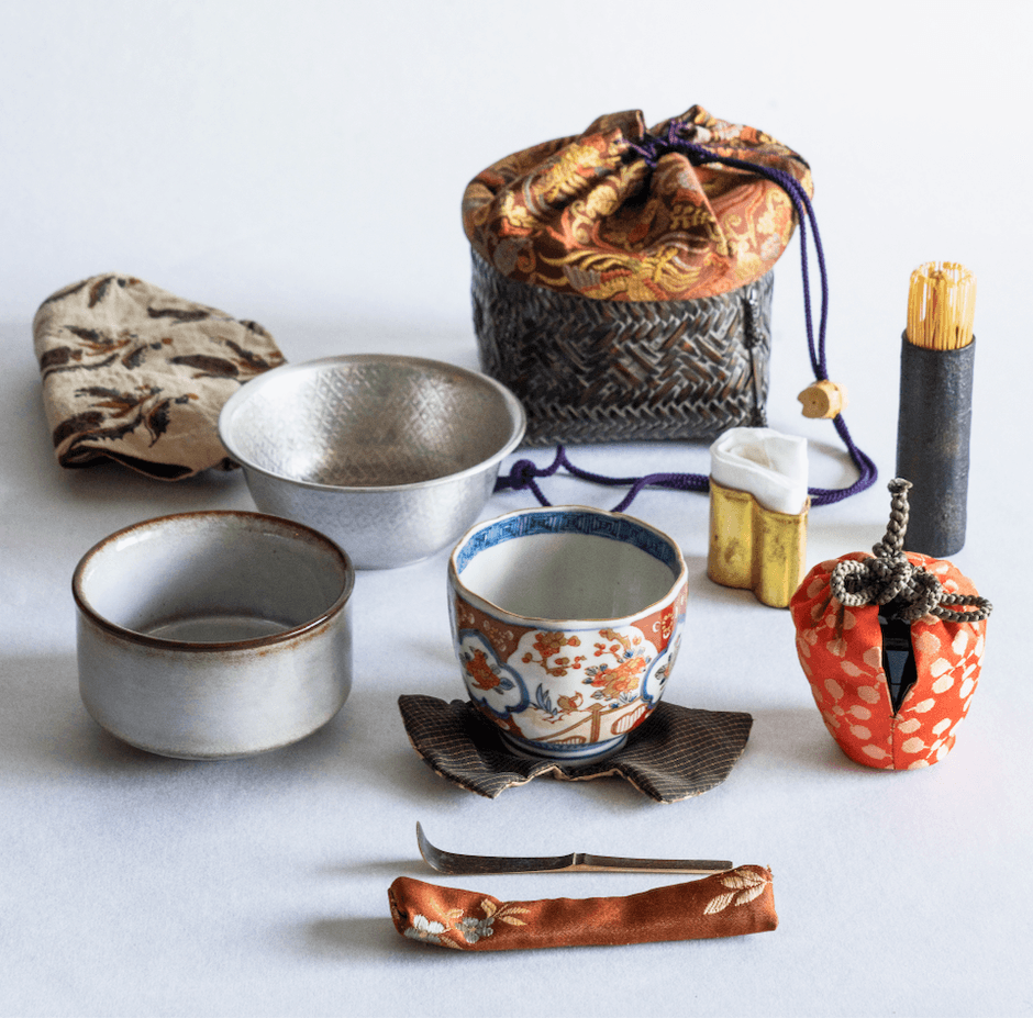 梅に鶯meetsデンマーク茶籠