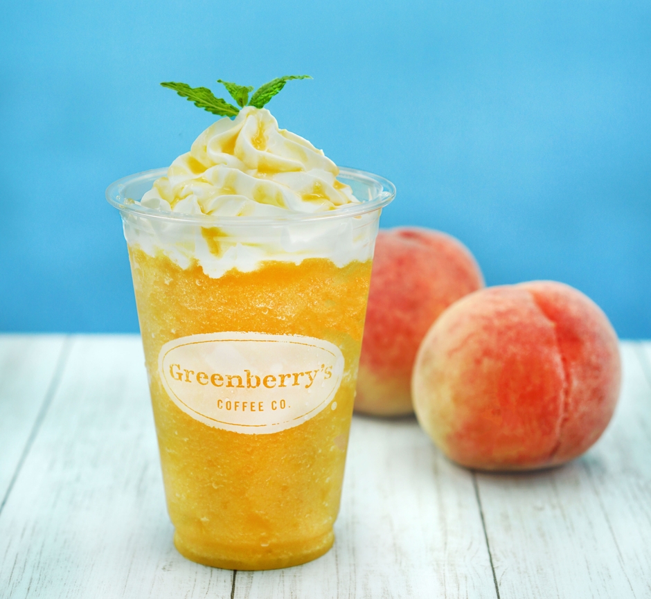 「チーズクリームピーチスムージー」　650円