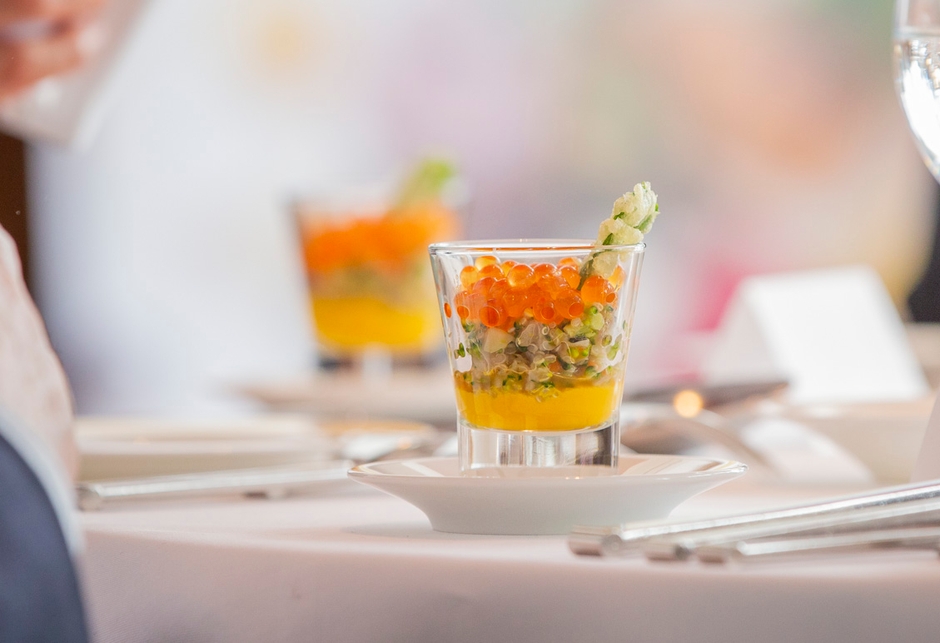 白糠町の人気特産品いくらを使ったアミューズ(イメージ)