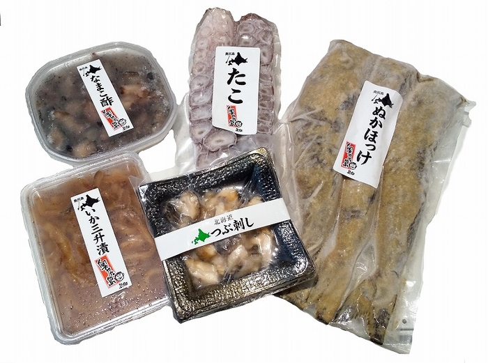 奥尻島さとう食材の商品はどれも美味しい海鮮物！