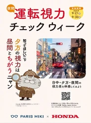 高齢歩行者の事故につながる
歩行者と運転者、双方の「見えているつもり」を
濃さの異なる「Cマーク」でチェック