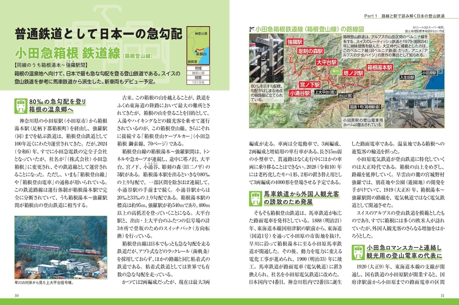 普通鉄道として日本一の急勾配 小田急箱根 鉄道線（箱根登山線）