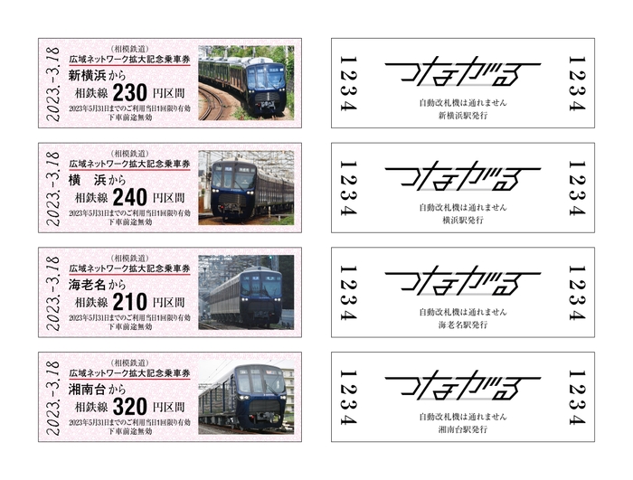 相模鉄道・記念乗車券