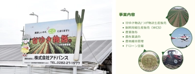 連結子会社オプティム・ファームを通じて、 株式会社アドバンスの株式を取得し事業を承継