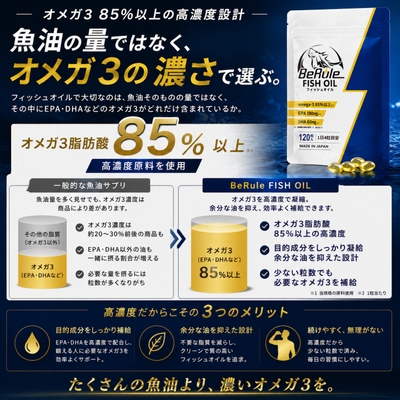オメガ3純度85%
