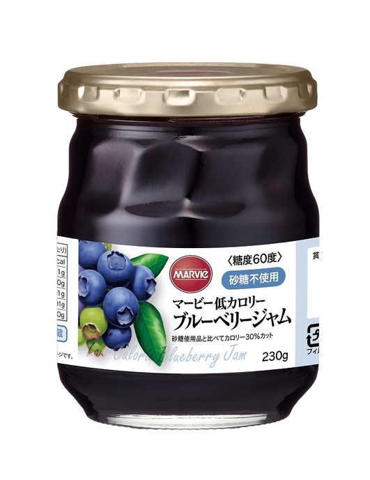 ブルーベリージャム 瓶  