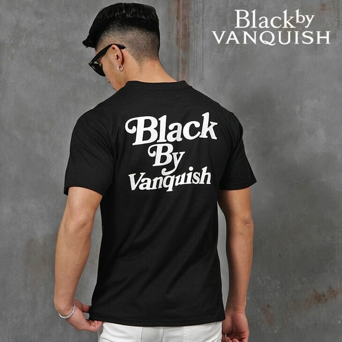 Black by VANQUISH バックロゴ半袖Tシャツ