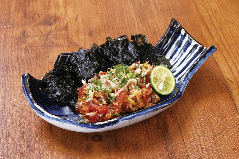 とろけるマグロなめろう