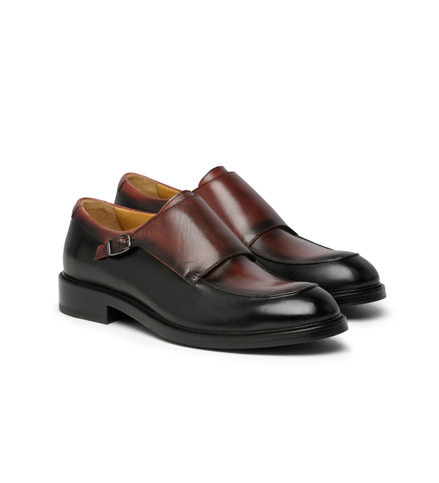 Siena Leather Monk Straps