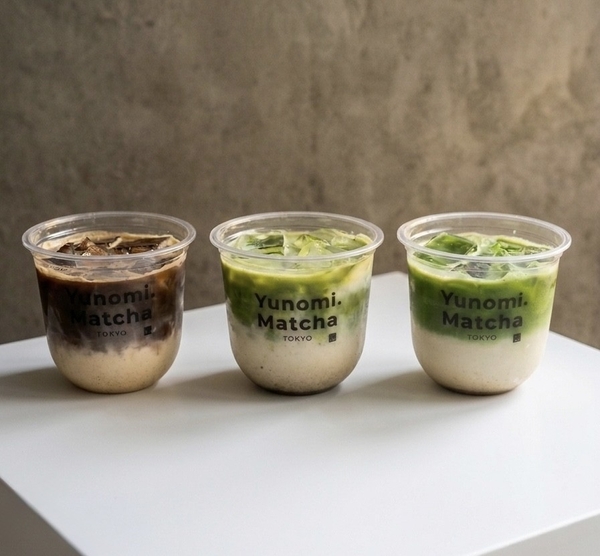 (左から)ソイプロテイン焙じ茶ラテ、ソイプロテイン玄米茶ラテ、ソイプロテイン抹茶ラテ