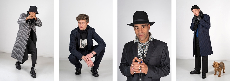 左から：Theo Christine, Rod Paradot, JonOne, Reda Kateb