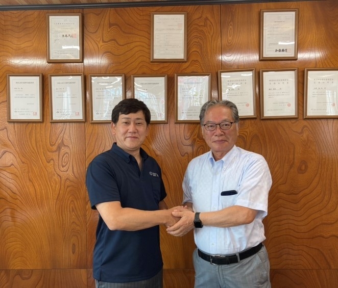 新英金属(株) 金子代表/(株)人力舎 岡部代表