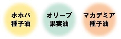 “3種の植物由来オイル配合”で、メイクしながらお肌をケア!