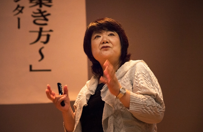 講演会にて