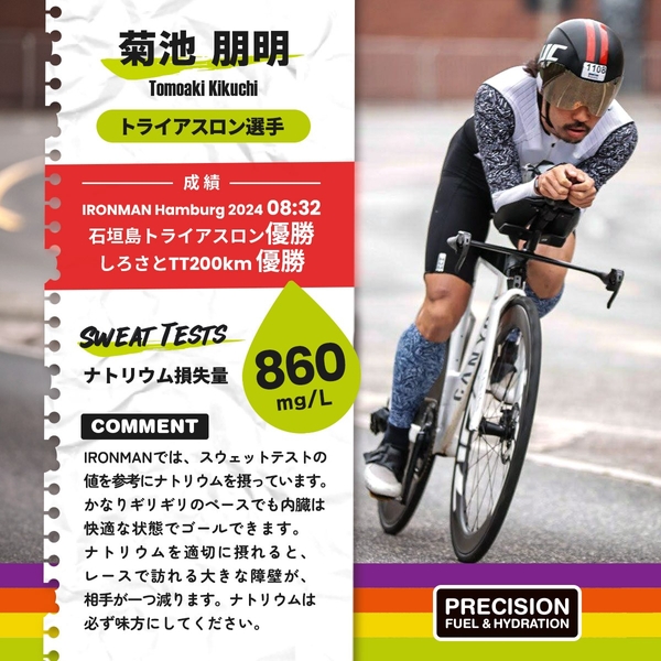 菊地朋明プレシジョンサポート選手