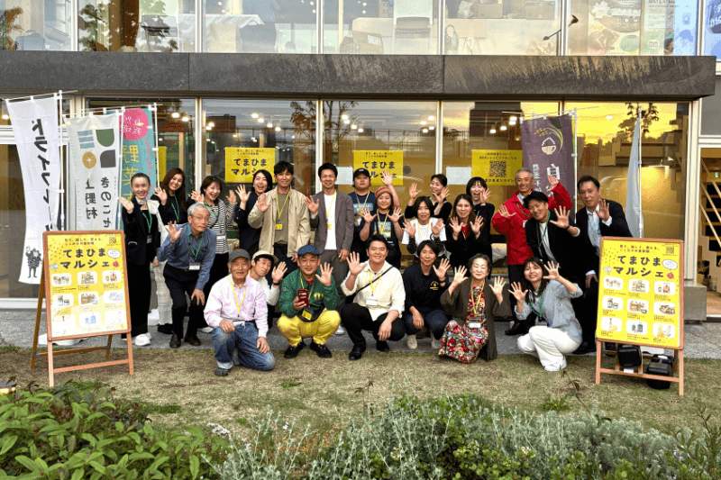 ▲4月23日、南青山マルシェの出展者