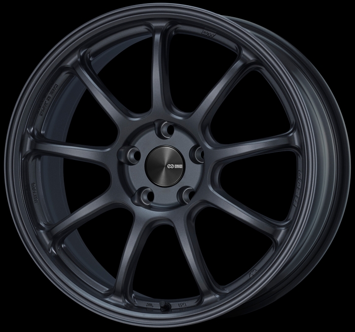 PF09_18inch_Matte Dark Gunmetallicフロントフェイス斜め