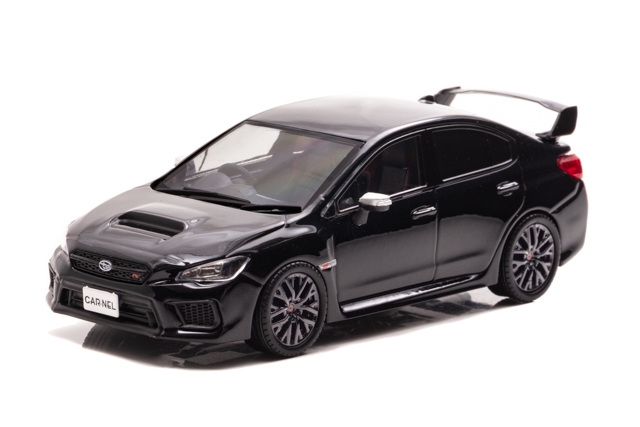 1/43 スバル WRX STI Type S (VAB) 2018 Crystal Black Silica：左前