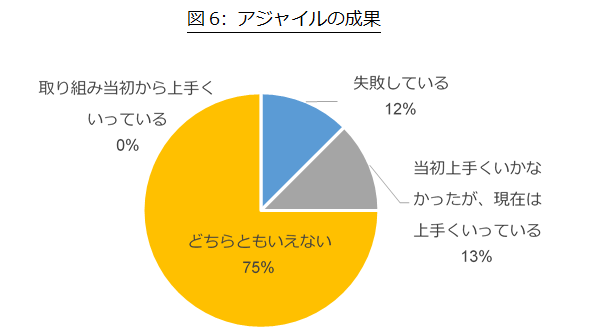 図6 アジャイルの成果