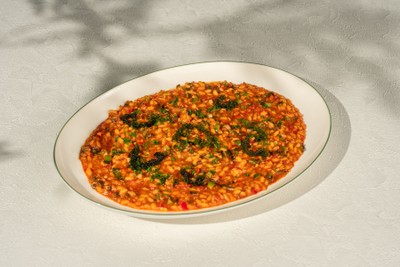 Asam Pedas Seafood Risotto(タマリンドの酸味と唐辛子の辛味を効かせたアサム・ペダスのシーフードリゾット)