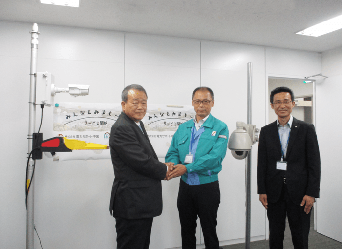 2社による業務委託契約 6月1日(株)電力サポート中国の会議室にて