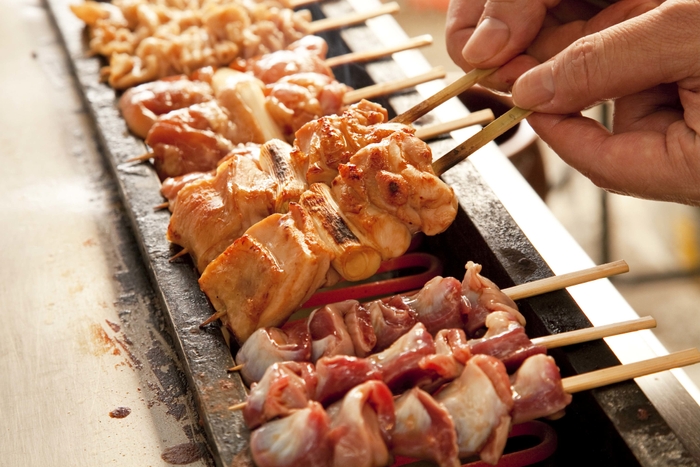 秘伝のにんにくダレ焼き鶏