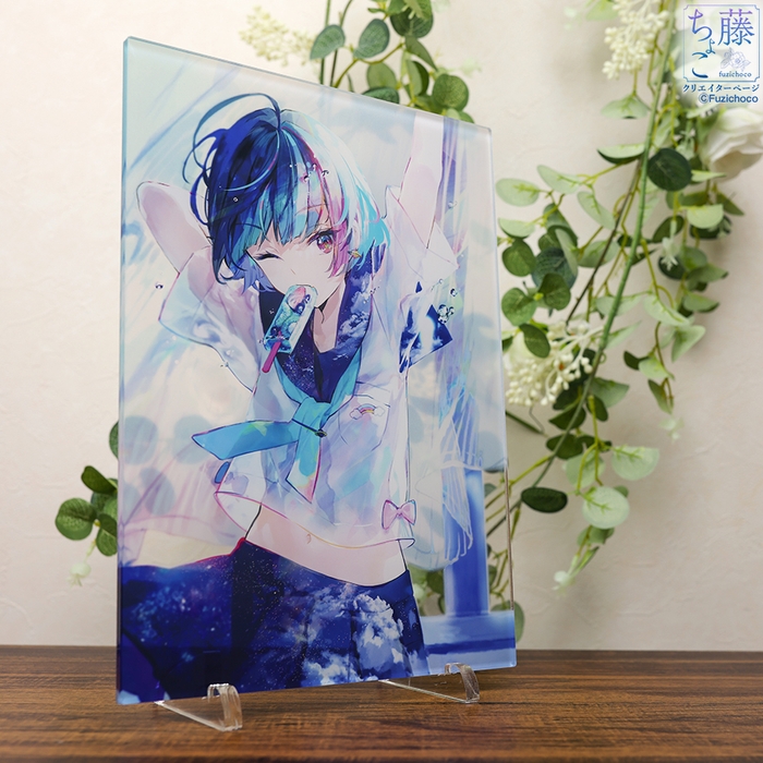 藤ちょこ アクリルアート「夏の宇宙」(クリア)