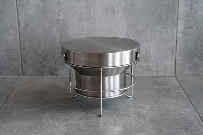 フタをしめたところ