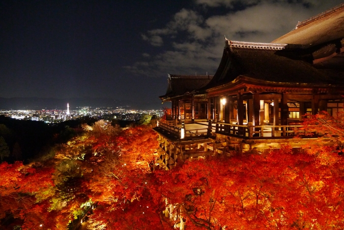 清水寺(夜間ライトアップ)　イメージ